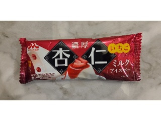森永 濃厚杏仁ミルクアイスバーいちご