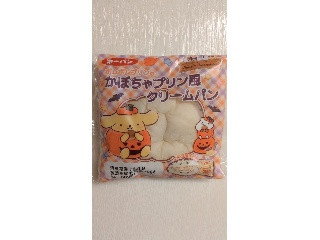 第一パン ポムポムプリンのかぼちゃプリン風クリームパン