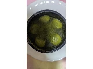 やわもちアイス パフェ 重なり抹茶