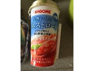 「カゴメ 完熟トマトの冷製ミネストローネ カップ180g」のクチコミ画像 by こまめまめこさん