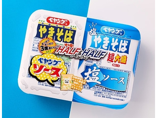 ペヤング 超大盛やきそば ソース＆塩