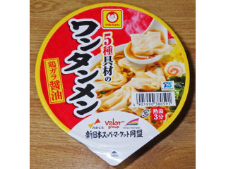 マルちゃん 5種具材のワンタンメン 鶏ガラ醤油（東洋水産）クチコミ1
