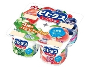 森永 ビヒダス ヨーグルト バラエティパック いちご、アロエ、ブルーベリーミックス、白桃 商品写真