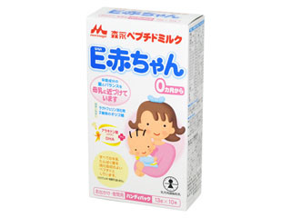 森永 E赤ちゃん ペプチドミルク 0ヶ月から 箱13g 10の口コミ 評価