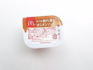 マクドナルド オトナの焦がし醤油オニオンソース