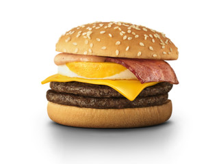 マクドナルド 倍チーズ月見（マクドナルド）外食チェーン
