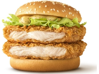 マクドナルド 倍ザクザクジューシーマック