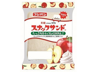 フジパン スナックサンド たっぷりホイップ＆信州りんご