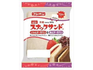 フジパン MIXスナックサンド ジャムマーガリンとあんマーガリン