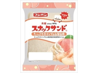 フジパン スナックサンド たっぷりホイップ＆山梨白桃
