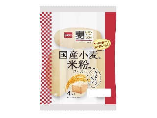 国産小麦と米粉のロール