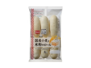 国産小麦と米粉のロール
