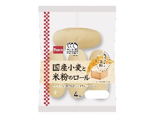 国産小麦と米粉のロール