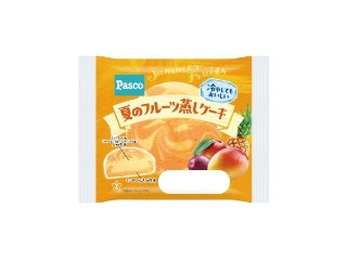 夏のフルーツ蒸しケーキ