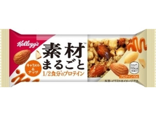 中評価】ケロッグ 素材まるごと プロテインバー キャラメル＆ナッツの