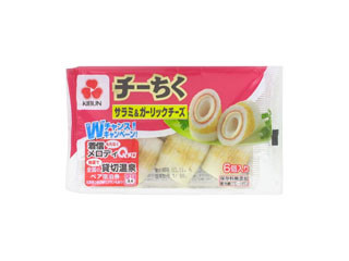 紀文 チーちく サラミ＆ガーリックチーズ（紀文食品）練り物・水産加工