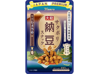 カンロ サクポリ納豆スナック旨みしょうゆ味