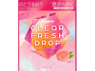カンロ クリアフレッシュドロップ プリズムピーチ