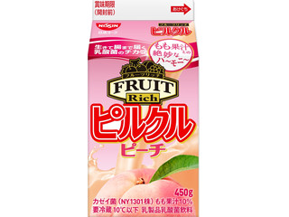 中評価】日清ヨーク フルーツリッチピルクルピーチの感想・クチコミ