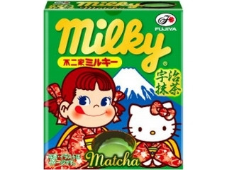 高評価】不二家 ペコ＆ハローキティ 抹茶ミルキーの感想・クチコミ