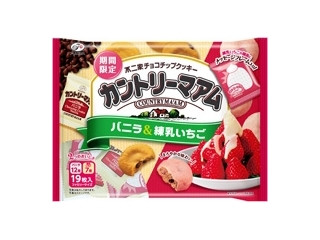 高評価】不二家 カントリーマアム バニラ＆練乳いちごの感想・クチコミ