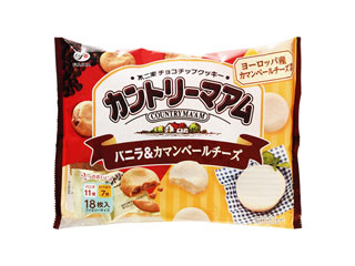 「不二家 カントリーマアム バニラ&カマンベールチーズケーキ味」の商品情報