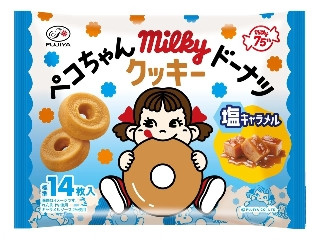 不二家 ペコちゃんミルキードーナツクッキー 塩キャラメル