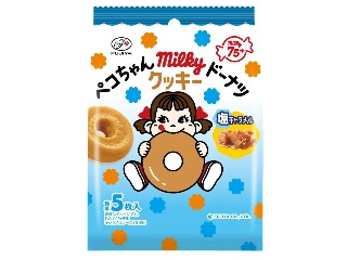 不二家 ペコちゃんミルキードーナツクッキー 塩キャラメル