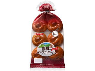 ヤマザキ 黒糖入りテーブルロール