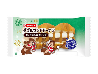 ヤマザキ ドーナツステーション ダブルサンドドーナツ キャラメル＆ホイップ