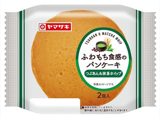 ヤマザキ ふわもち食感のパンケーキ つぶあん＆抹茶ホイップ（山崎製