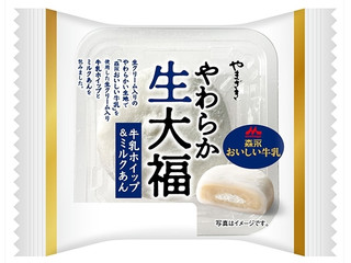 ヤマザキ やわらか生大福 牛乳ホイップ&ミルクあん