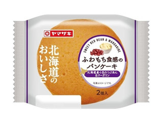 ヤマザキ ふわもち食感のパンケーキ 北海道産小豆のつぶあん＆マーガリン 2個入