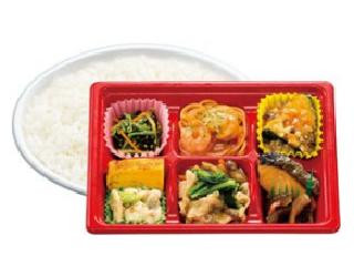 ほっともっと 六彩弁当 豚肉と五目野菜あんかけ