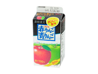 グリコ 赤りんご青りんご パック300ml(製造終了)のクチコミ・評価