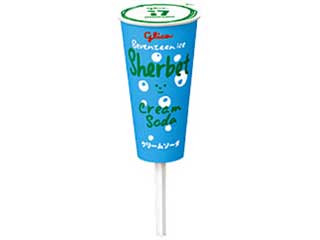 江崎グリコ セブンティーンアイス クリームソーダ（江崎グリコ