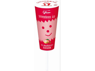 江崎グリコ セブンティーンアイス ピーチ＆ラズベリーの感想