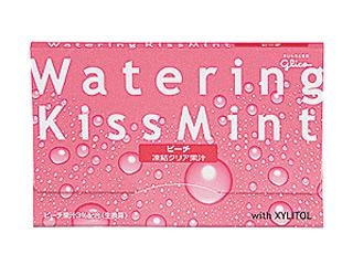 江崎グリコ ウォータリングキスミントガム ピーチ（江崎グリコ