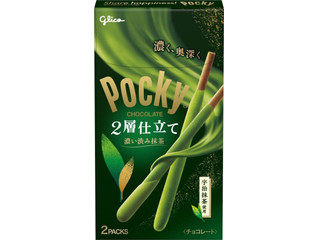 江崎グリコ ポッキー2層仕立 濃い渋み抹茶