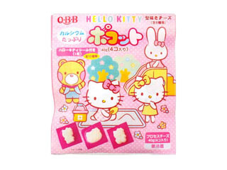 高評価】Q・B・B キティポコットチーズ4個入シール付きの