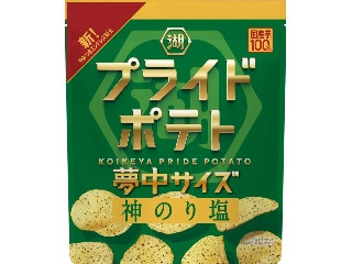 湖池屋 夢中サイズ 湖池屋プライドポテト 神のり塩