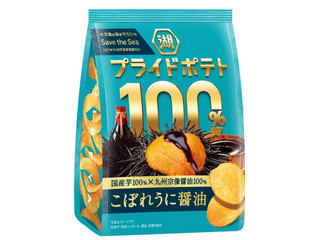 湖池屋 プライドポテト100％ こぼれうに醤油 宗像