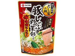 ヤマキ 豚しゃぶ野菜鍋つゆ 辛味噌にんにく
