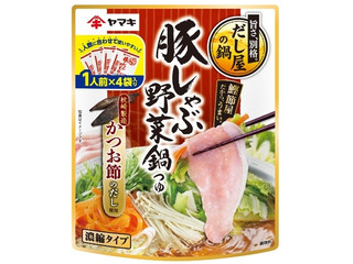 ヤマキ 豚しゃぶ野菜鍋つゆ かつお