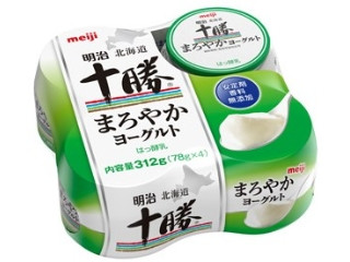 中評価】明治 北海道十勝 まろやかヨーグルト カップ78g×4のクチコミ