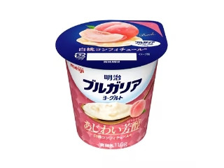 明治 ブルガリアヨーグルト あじわい芳醇 白桃コンフィチュール