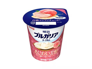 明治 ブルガリアヨーグルト あじわい芳醇 白桃コンフィチュール