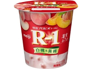 明治 プロビオヨーグルトR‐1 白桃＆黄桃