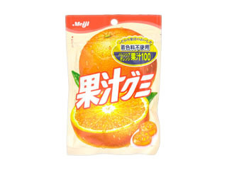 「明治 果汁グミ 有機ブラッドオレンジ」の商品情報