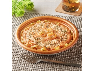 生パスタ 海老のトマトクリーム